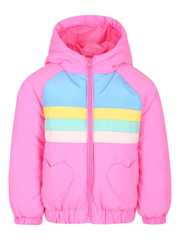 Billieblush Doudoune à Empiècements Rose FARFETCH DZ