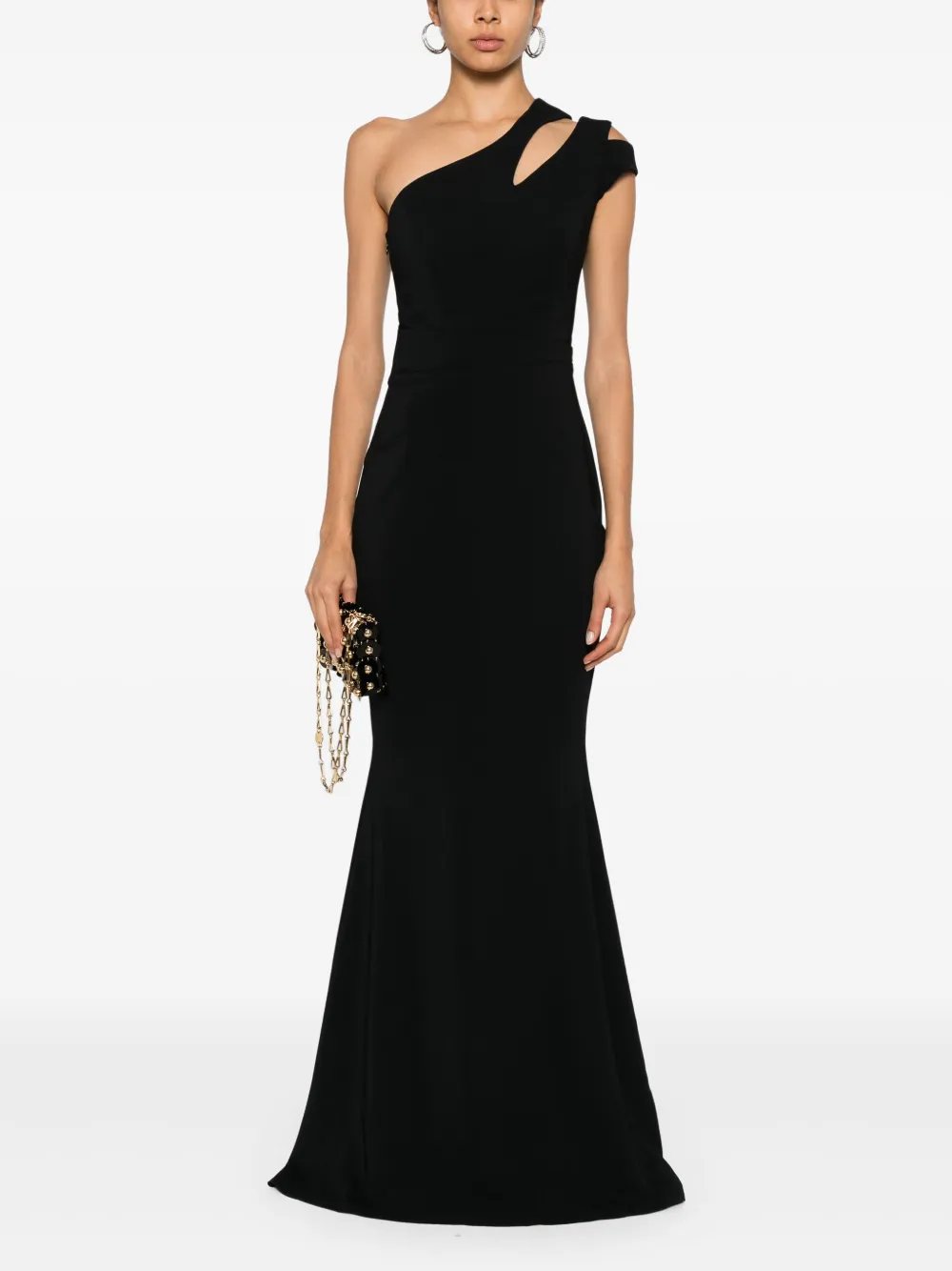 CRISTALLINI Victoria maxi-jurk - Zwart