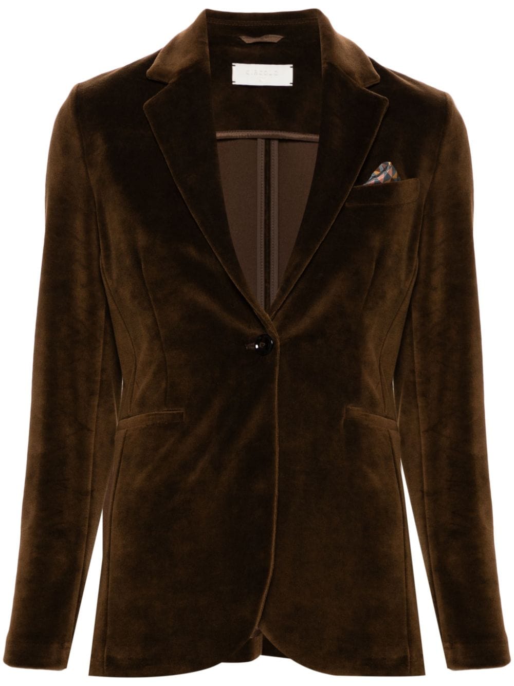 velour blazer