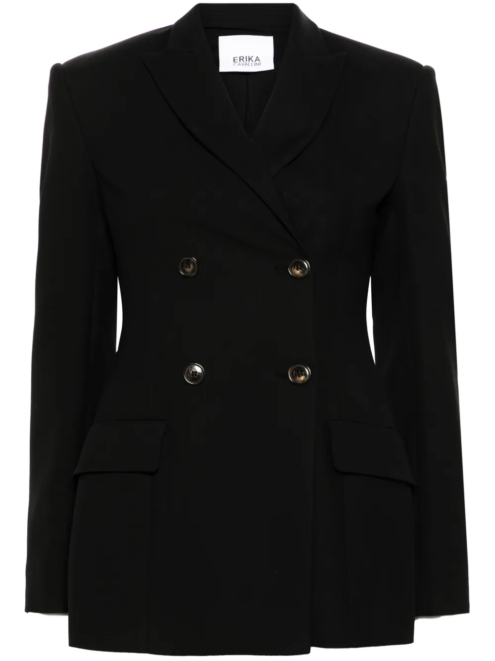 Erika Cavallini Cady blazer Zwart