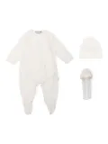 Bonpoint floral babygrow set - White