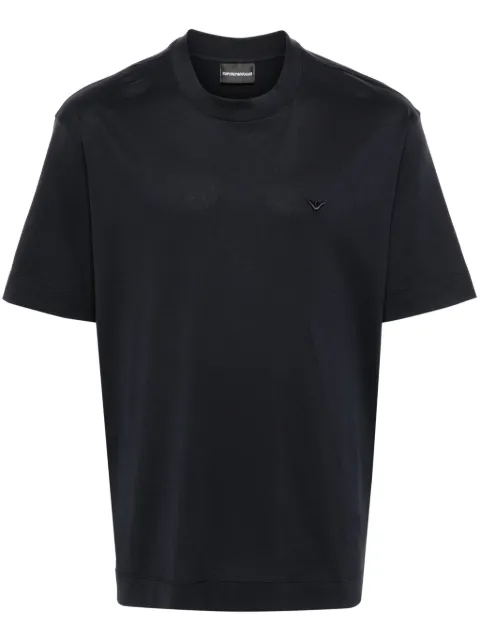 Emporio Armani logo-embroidered T-shirt
