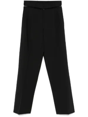 パンツ Nensi Dojaka Tailored trousers with laced waistband 27964349~black_1.jpg