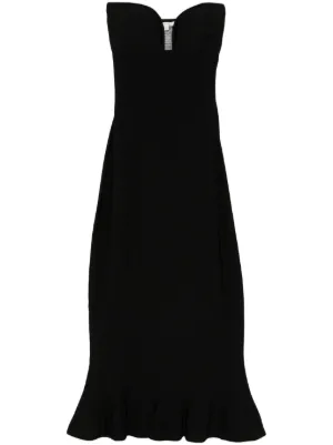 Reformation Mayve organic-cotton Minidress | Black | FARFETCH EG