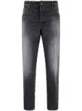 PT Torino whiskering detail slim-cut jeans - Black
