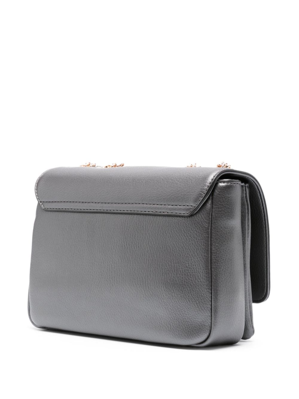 Shop Liu •jo Small Caliwen Shoulder Bag In Grey