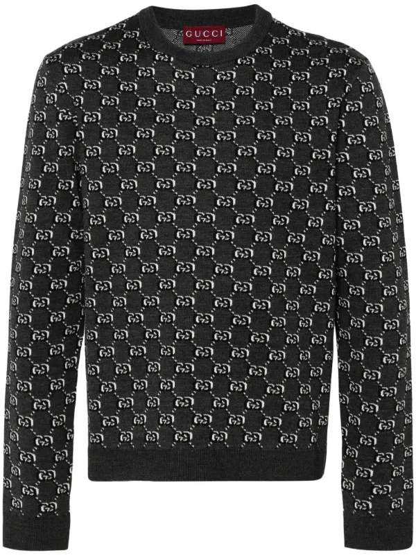 Gucci jacquard jumper hotsell