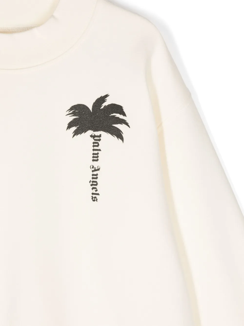 Palm Angels Kids The Palm sweater Beige
