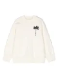 Palm Angels Kids The Palm sweatshirt - Neutrals