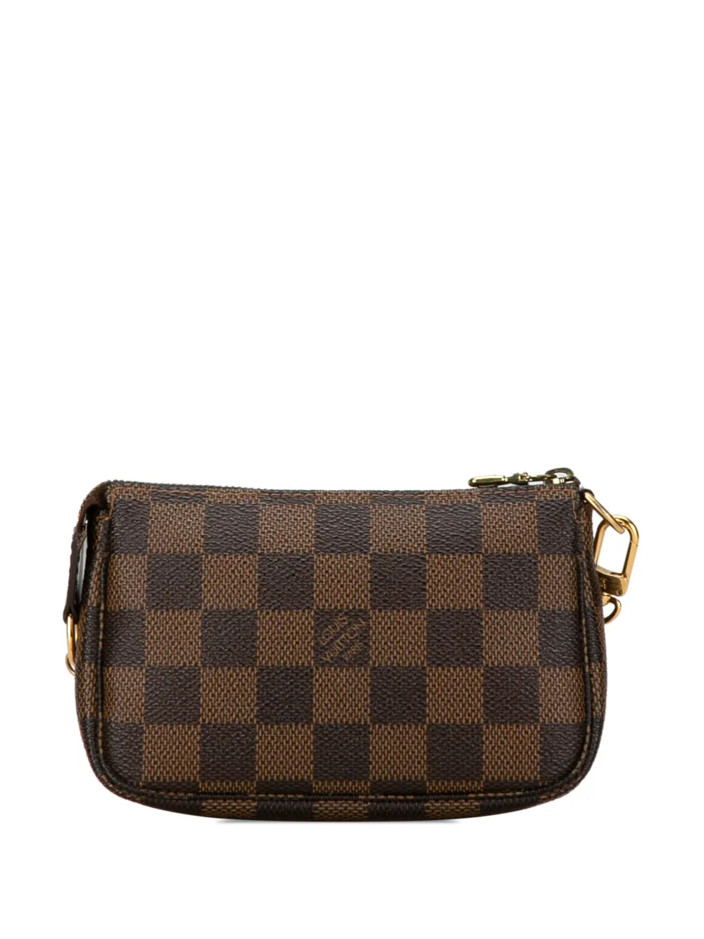Louis Vuitton Pre-Owned 2008 Damier Ebene Mini Pochette Accessoires handbag - Bruin