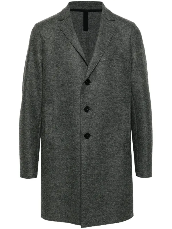 Harris Wharf London ボイルウール コート | グレー | FARFETCH JP
