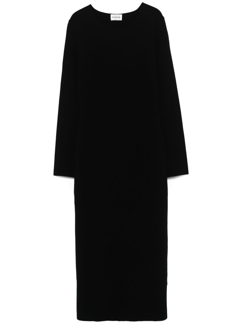 P.A.R.O.S.H. knitted midi dress - Black