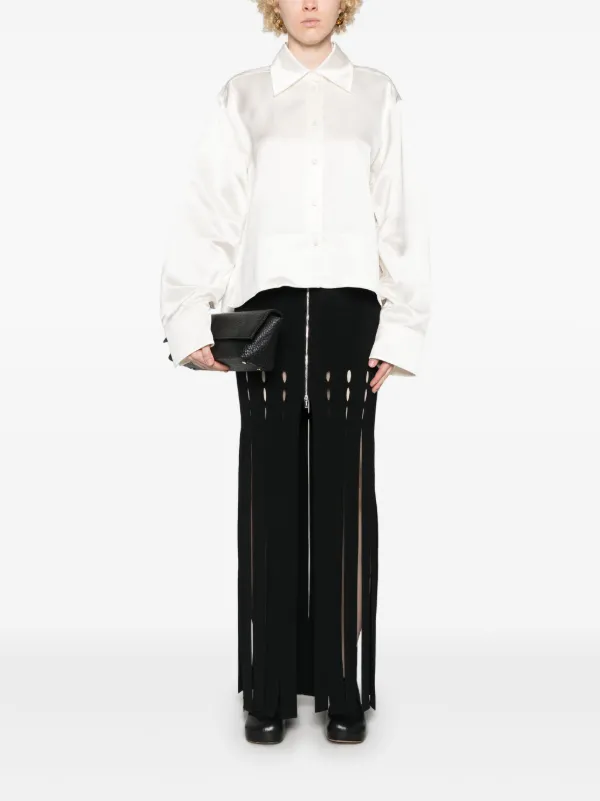 Jil Sander ボックスプリーツ シャツ | ホワイト | FARFETCH JP