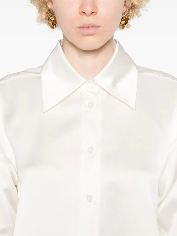 JILL SANDER (ジルサンダー) コットン バックプリント ボタン