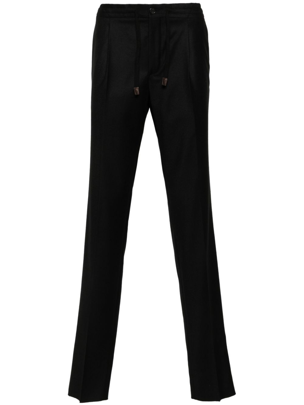 Incotex virgin wool trousers - Black