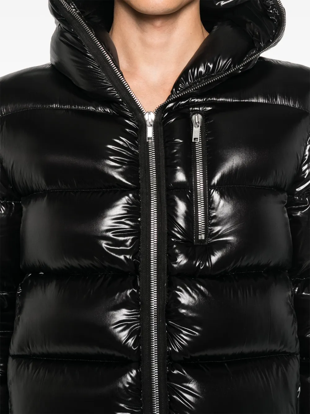 Rick Owens Sealed donsjack Zwart