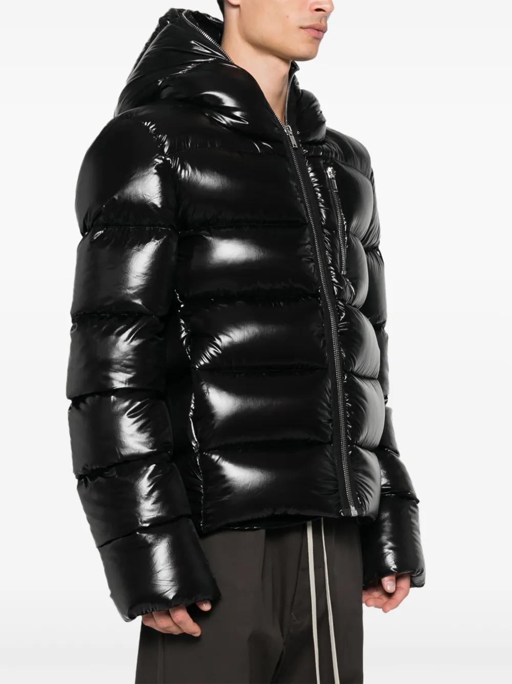 Rick Owens Sealed donsjack Zwart
