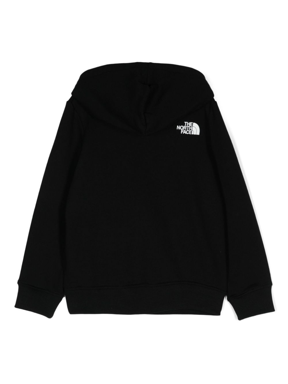 The North Face Kids logo-print hoodie - Black