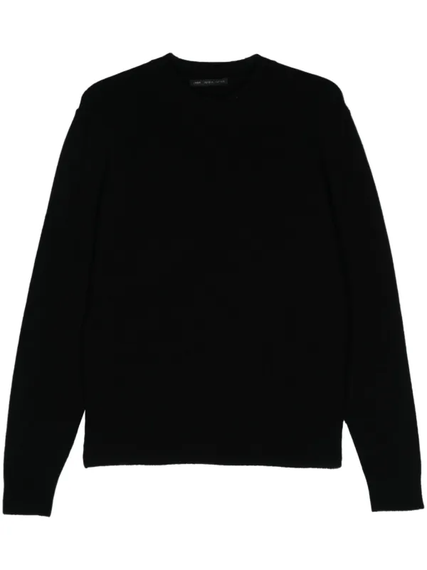 Low Brand crew neck Sweater Black FARFETCH SG