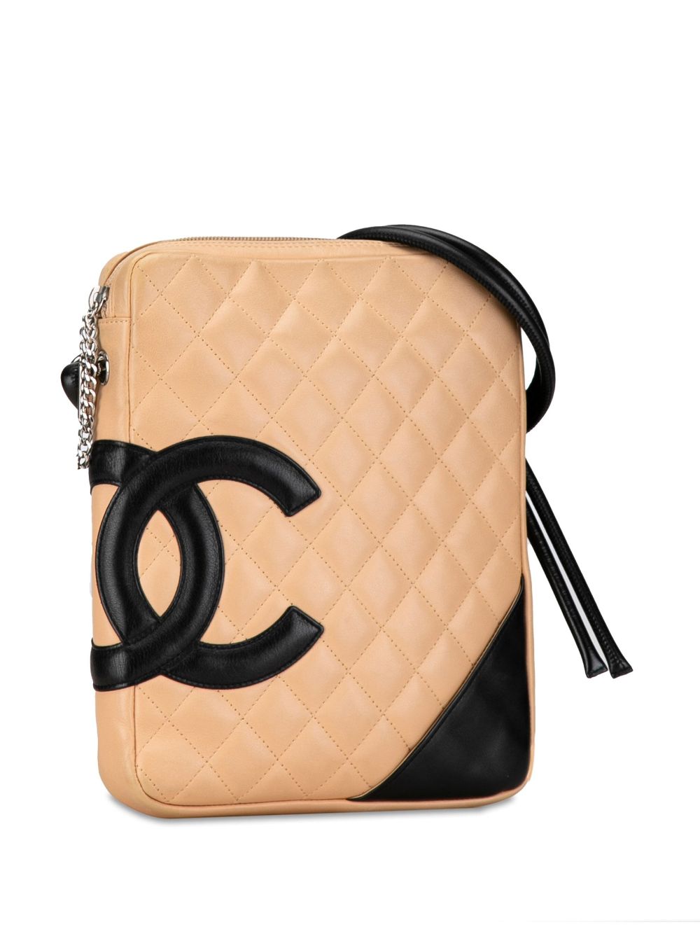 Affordable HOT SALE CHANEL 2004-2005 Lambskin Cambon Ligne crossbody bag Women