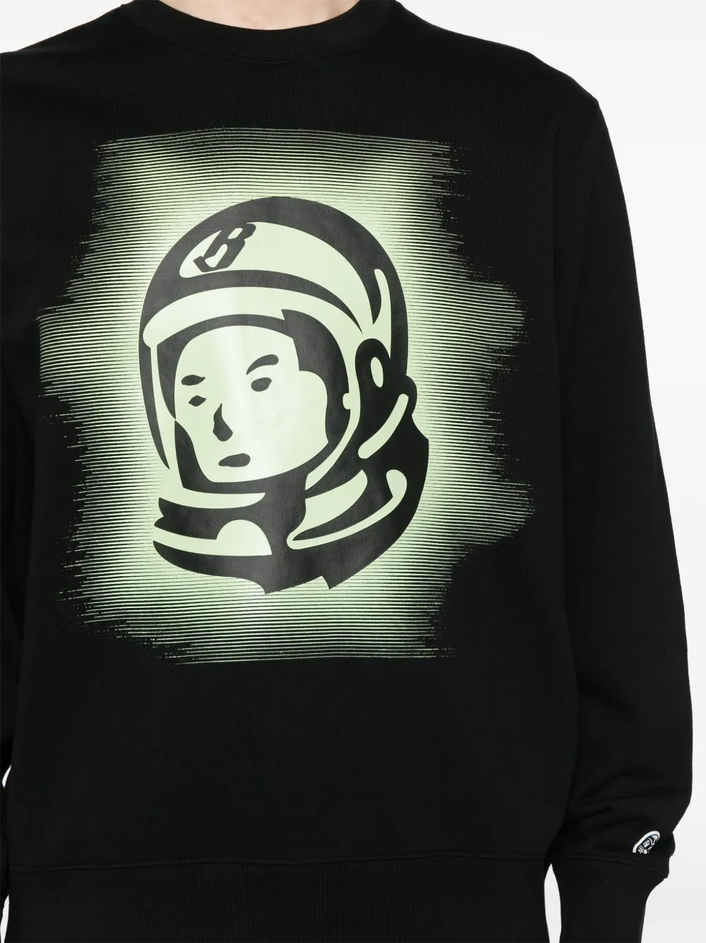 Billionaire Boys Club Glow Astor sweater met ronde hals Zwart