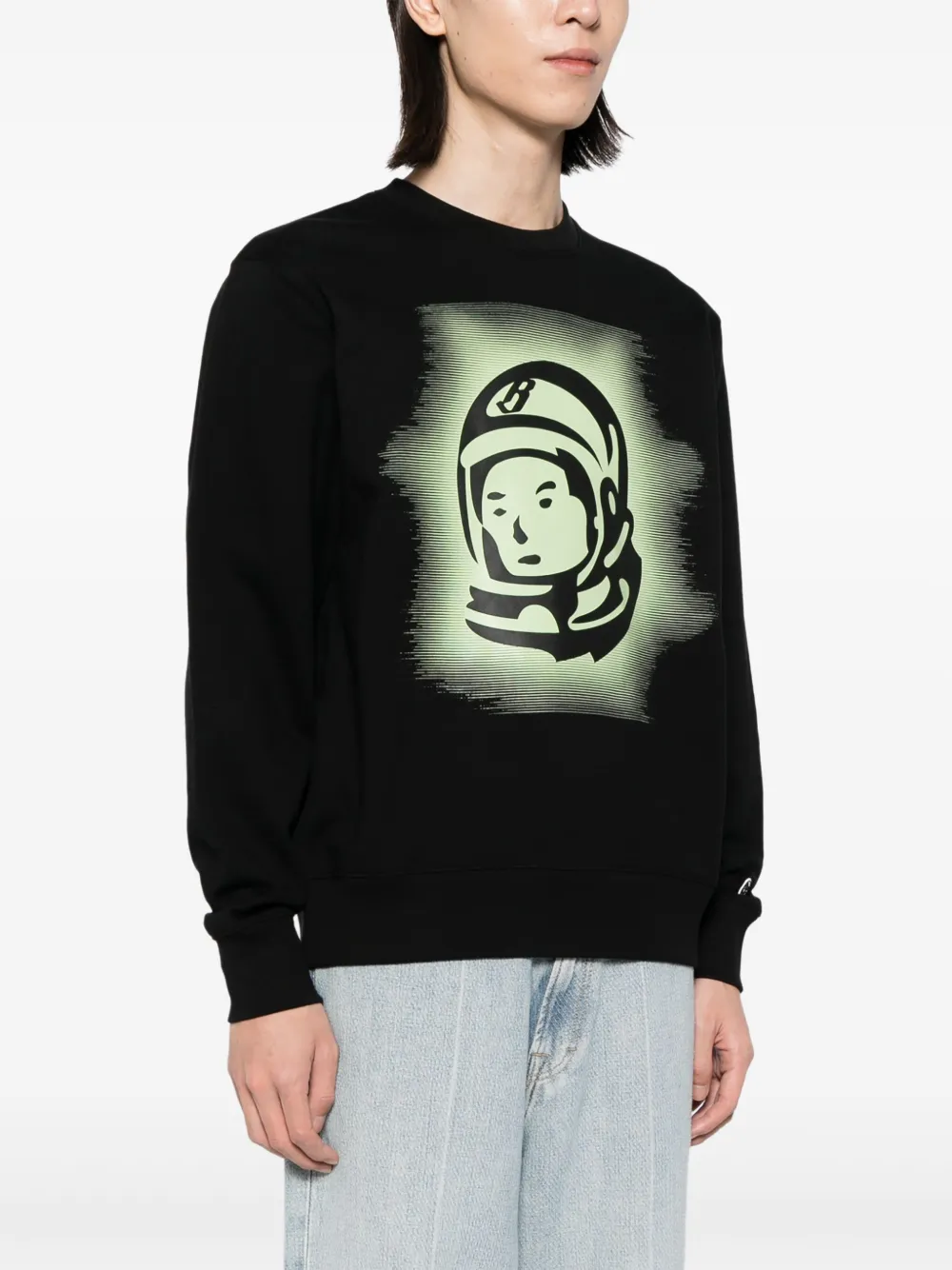 Billionaire Boys Club Glow Astor sweater met ronde hals Zwart