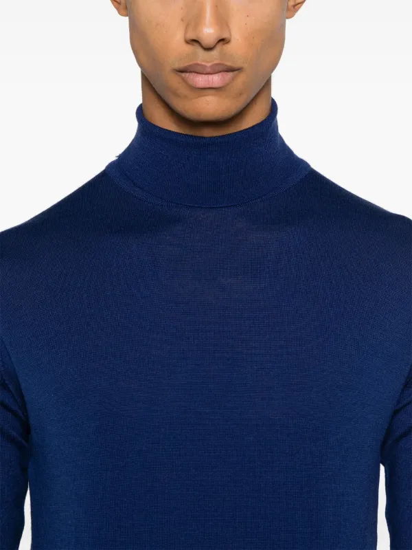 John Smedley Cherwell Sweater Blue FARFETCH AE