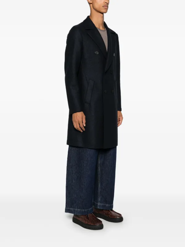 t*t様 Harris Wharf London ウールコート Harris Wharf London ボイルウール コート | ブルー | FARFETCH JP