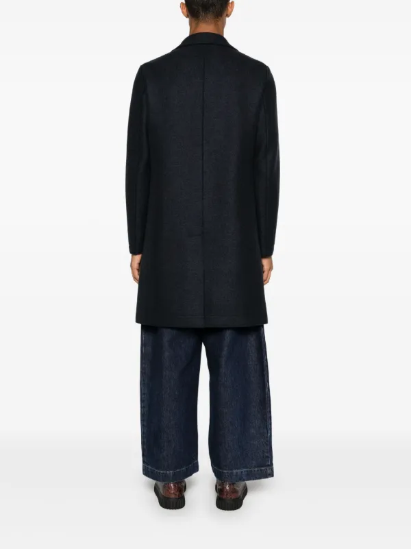 Harris Wharf London ボイルウール コート | ブルー | FARFETCH JP