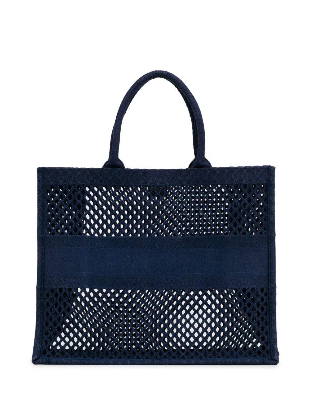 Christian Dior Pre-Owned 2020 Large Mesh Book tote bag - Blauw