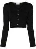 P.A.R.O.S.H. lurex cardigan - Black