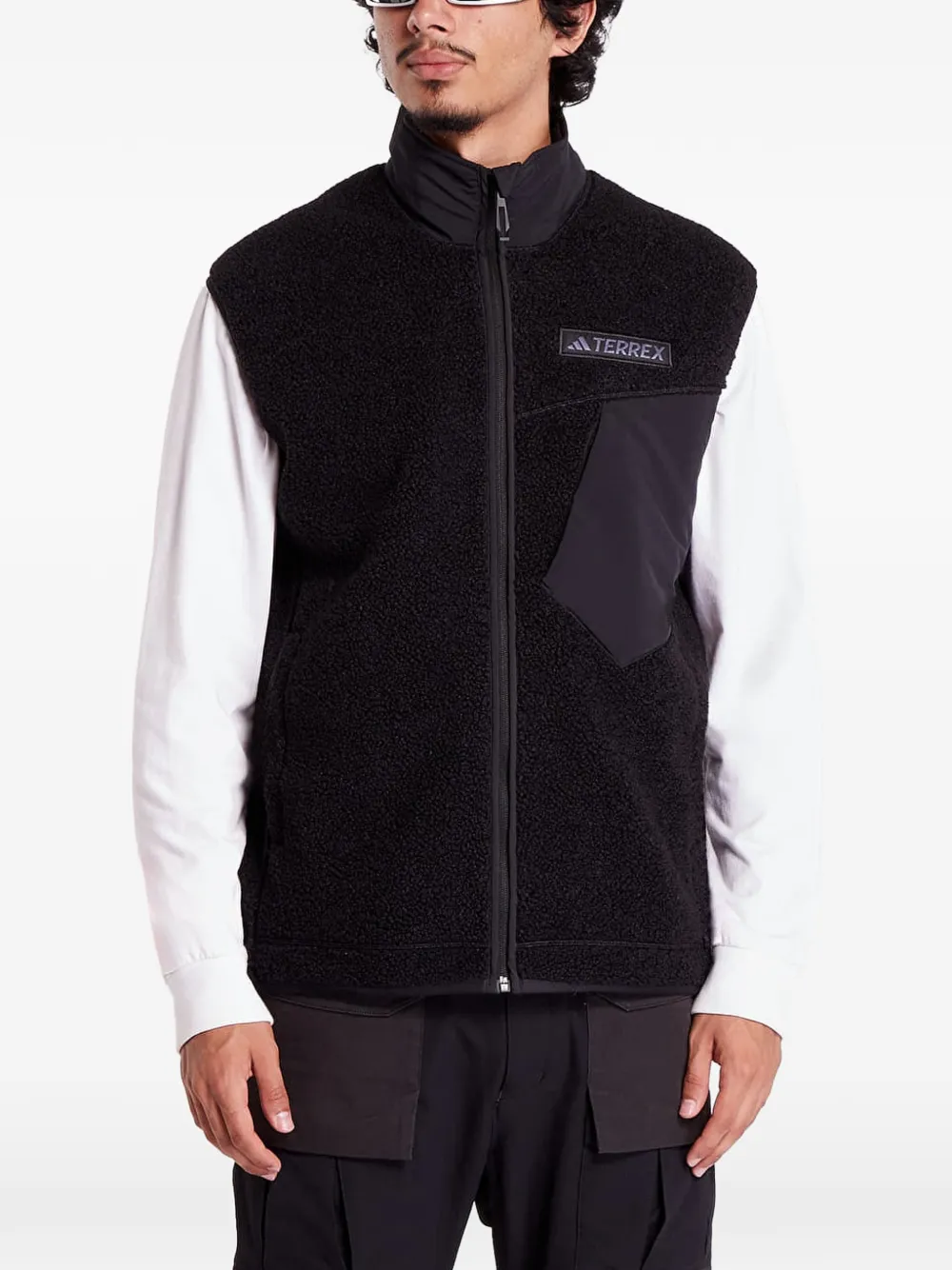 adidas Terrex Xploric gilet met hoge hals Zwart
