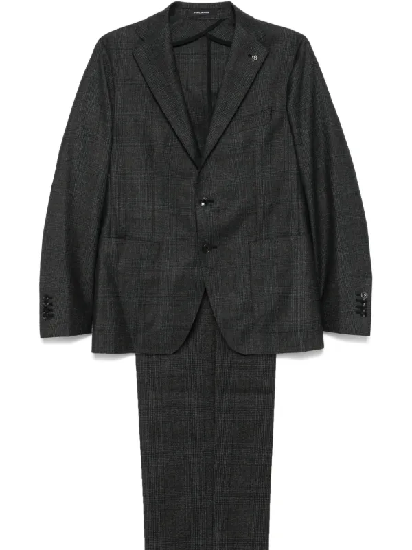 G TAGLIATORE ジャケット グレー チェック スーツ G TAGLIATORE