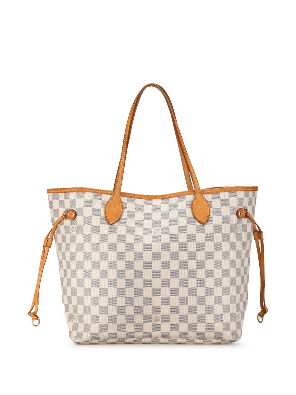 Louis Vuitton Pre-Owned 2012 Damier Azur Neverfull MM tote bag - Wit