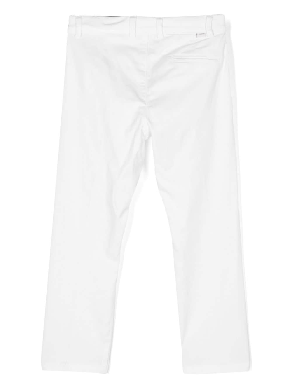 Paolo Pecora Kids Straight chino - Wit