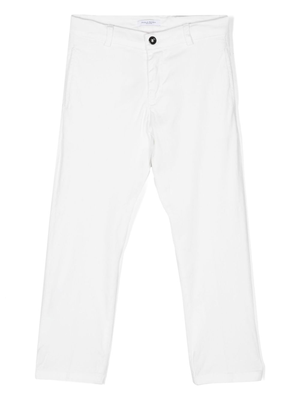 Paolo Pecora Kids straight-leg chinos - White