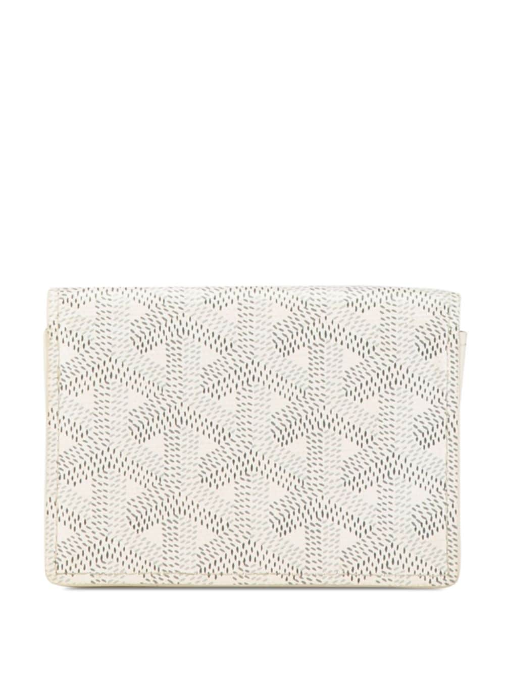 Goyard Pre-Owned 2015 Goyardine Malesherbes Wallet card holder - Wit