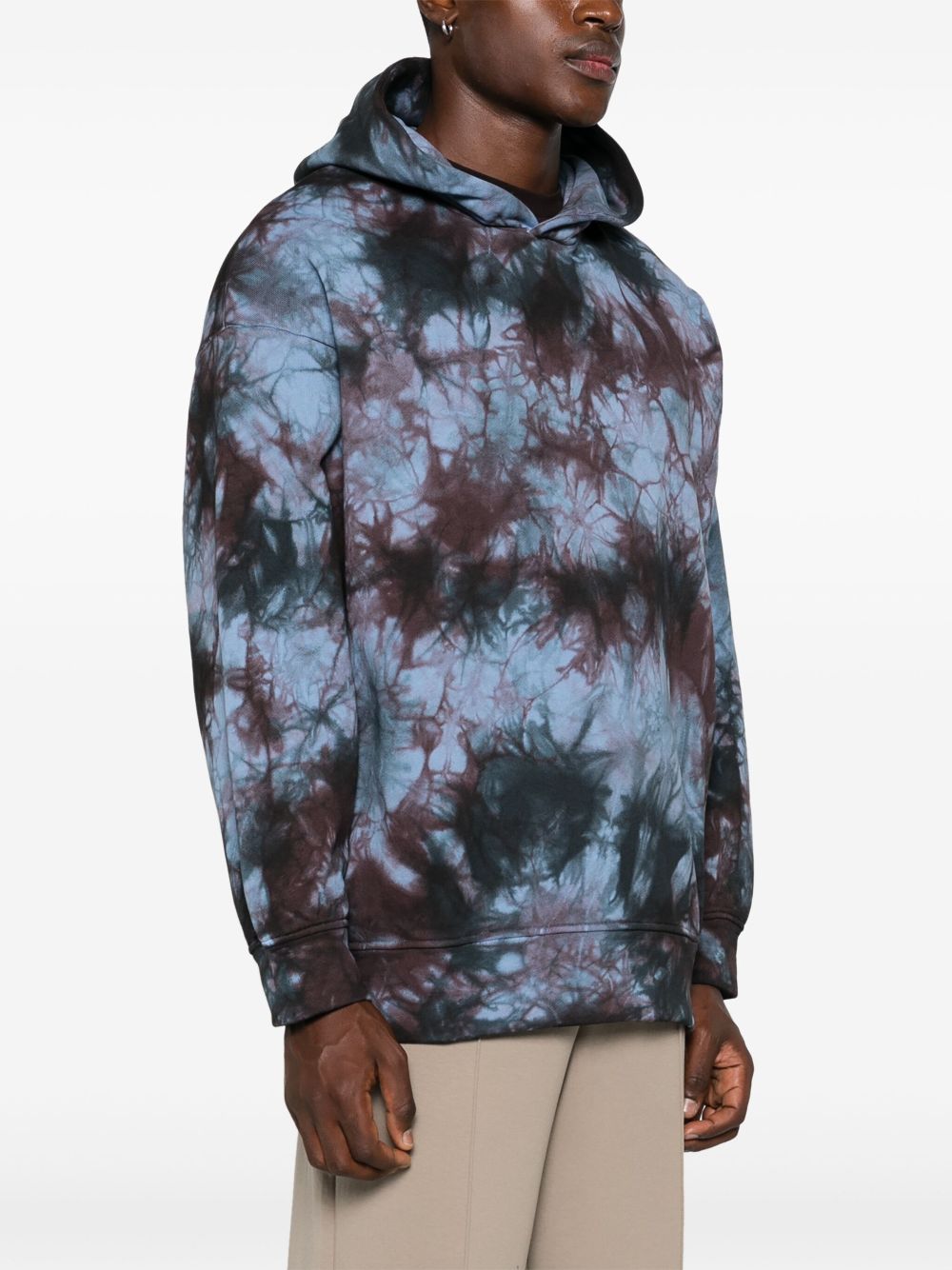 Emporio Armani space-print hoodie Men