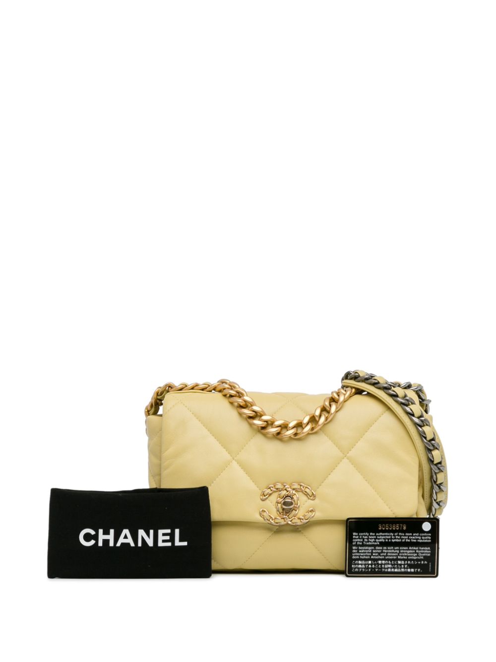 CHANEL 2020 Medium Lambskin 19 Flap satchel Women