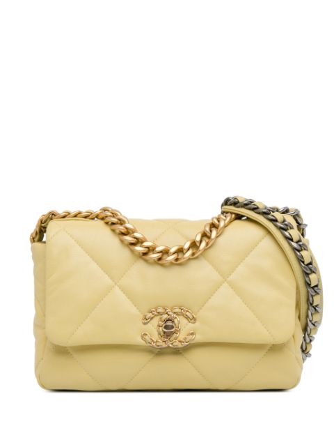 CHANEL 2020 Medium Lambskin 19 Flap satchel Women