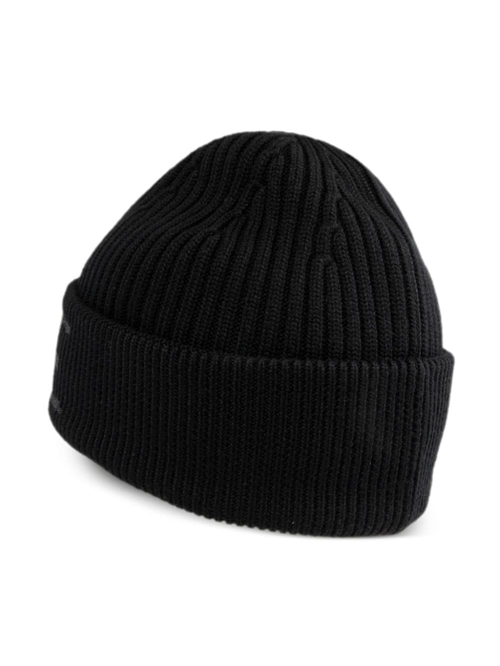 Shop Loewe Wool Beanie In Black