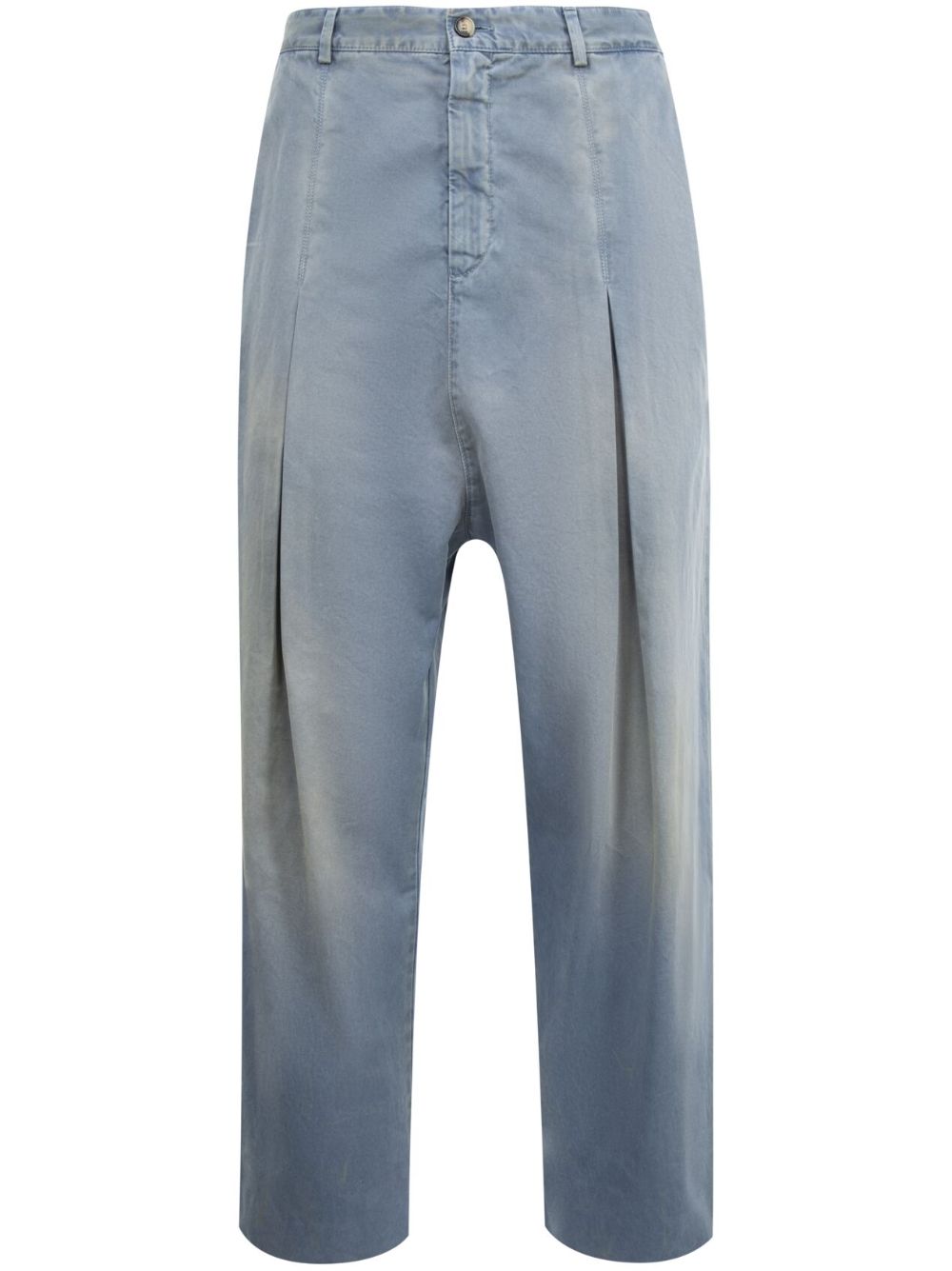 LOEWE drop-crotch trousers - Blue