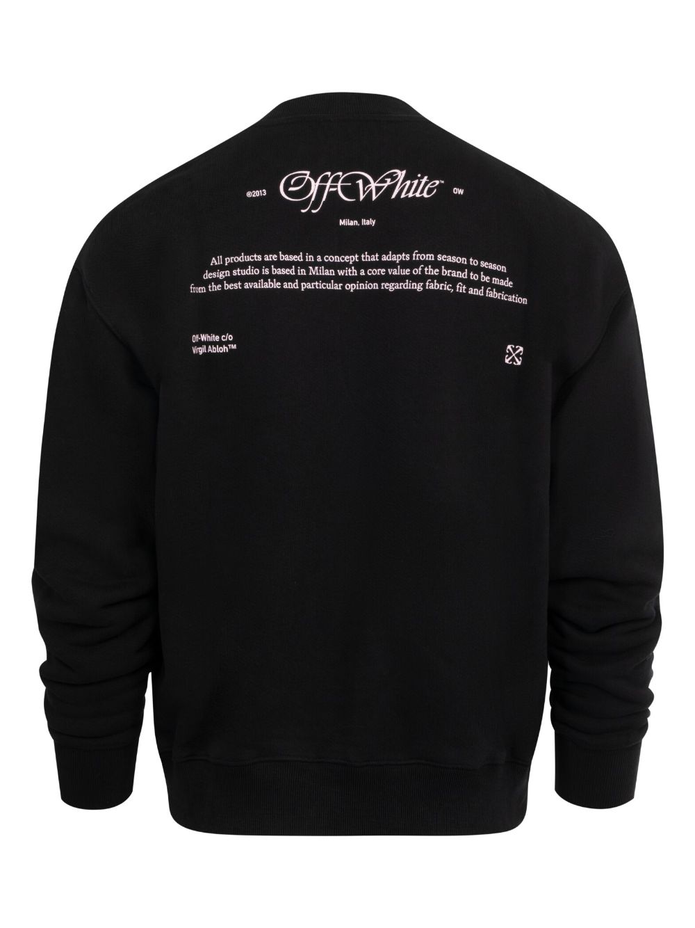 Shop Off-white Graphic-print Sweatshirt In Black