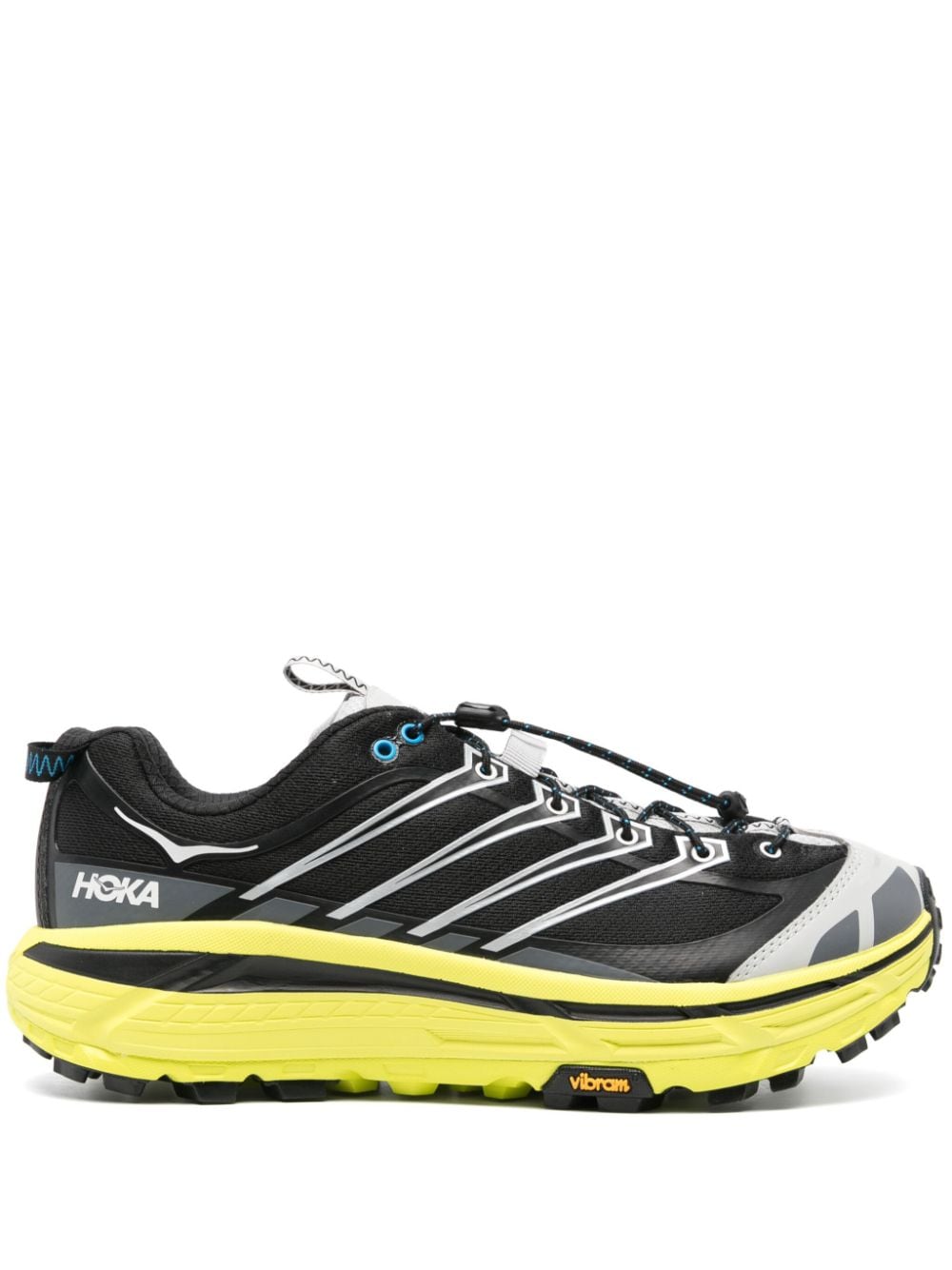 Shop Hoka Mafate Three2 Sneakers In Black