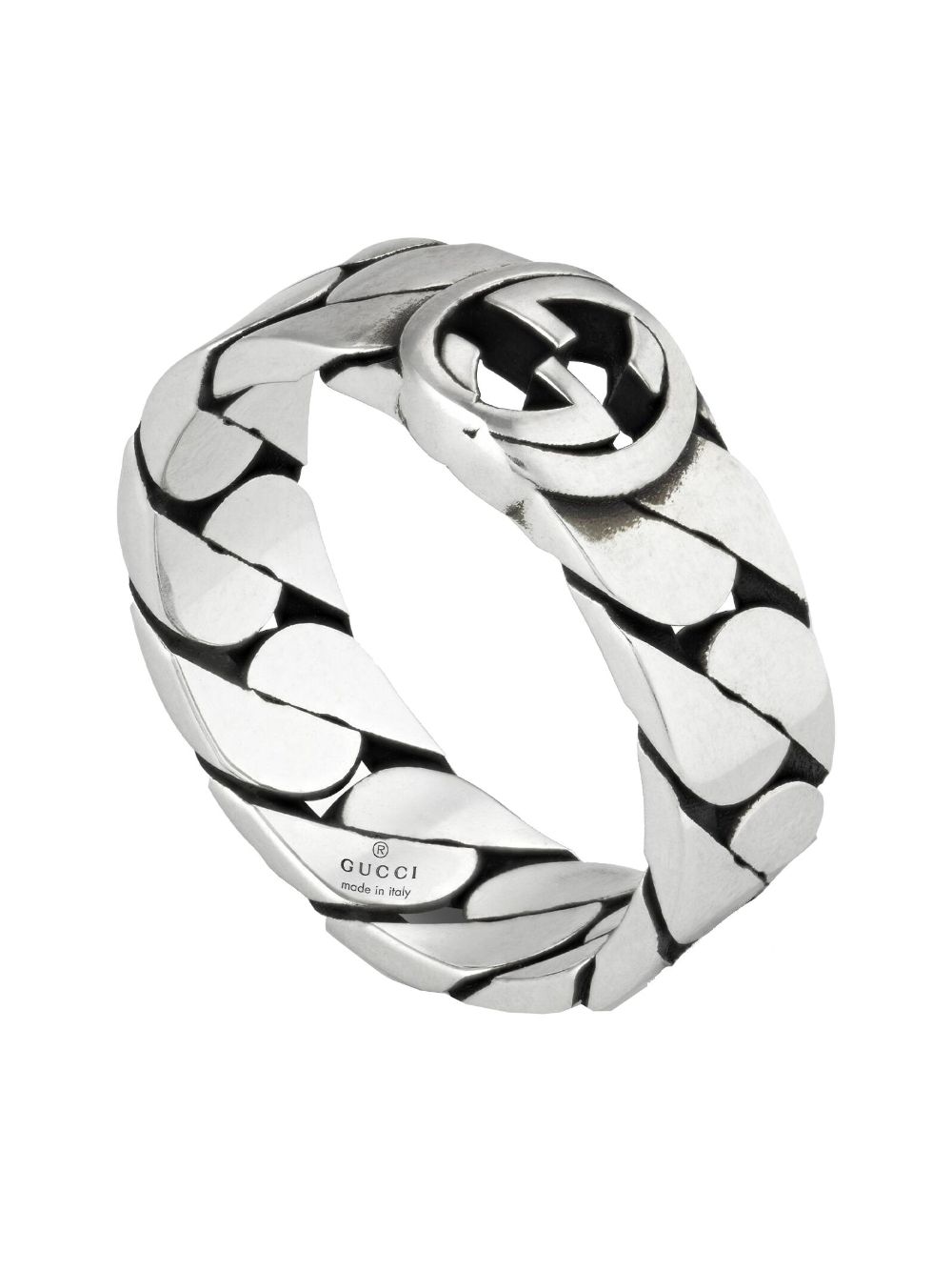 GUCCI INTERLOCKING G RING 