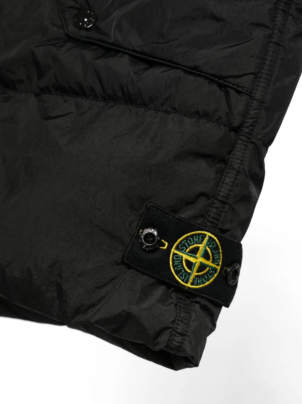 Stone Island Junior Bodywarmer Zwart