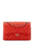 CHANEL Pre-Owned 2011 Jumbo Classic Lambskin Double Flap shoulder bag - Red
