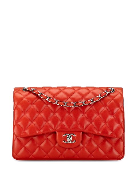 CHANEL 2011 Jumbo Classic Lambskin Double Flap shoulder bag Women