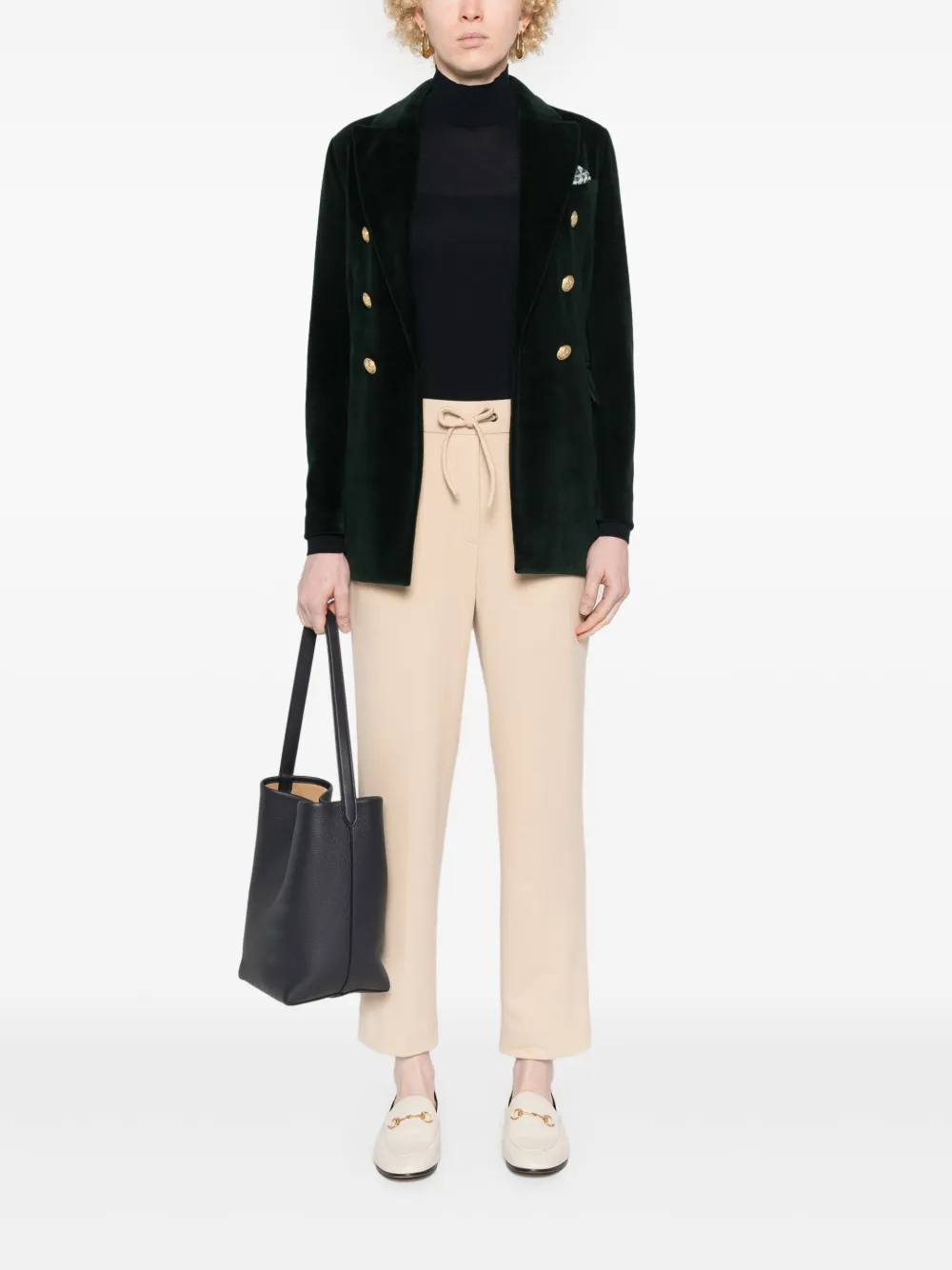 Circolo 1901 Broek met trekkoord - Beige