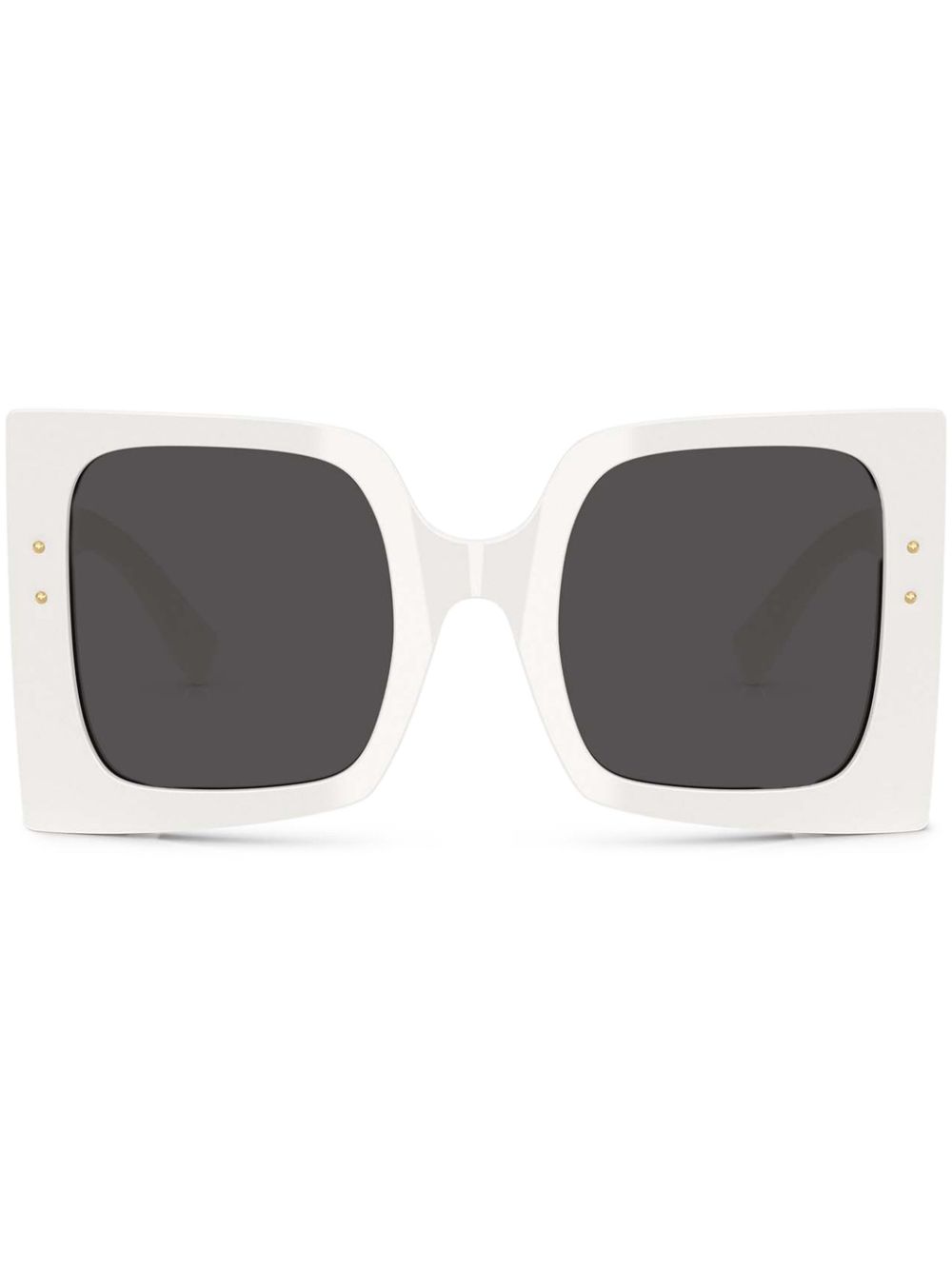 Dolce & Gabbana Eyewear DG logo-plaque sunglasses - White